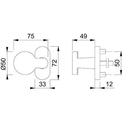 Hoppe Halbgarnitur FS-58G/55, F1