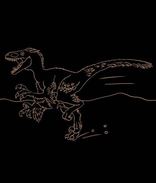 Metallic-Malen (mit Metallic-Buntstiften) - T-Rex World