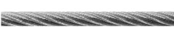 Vormann Stahldrahtseil verzinkt 5 mm 6x7 +Faser