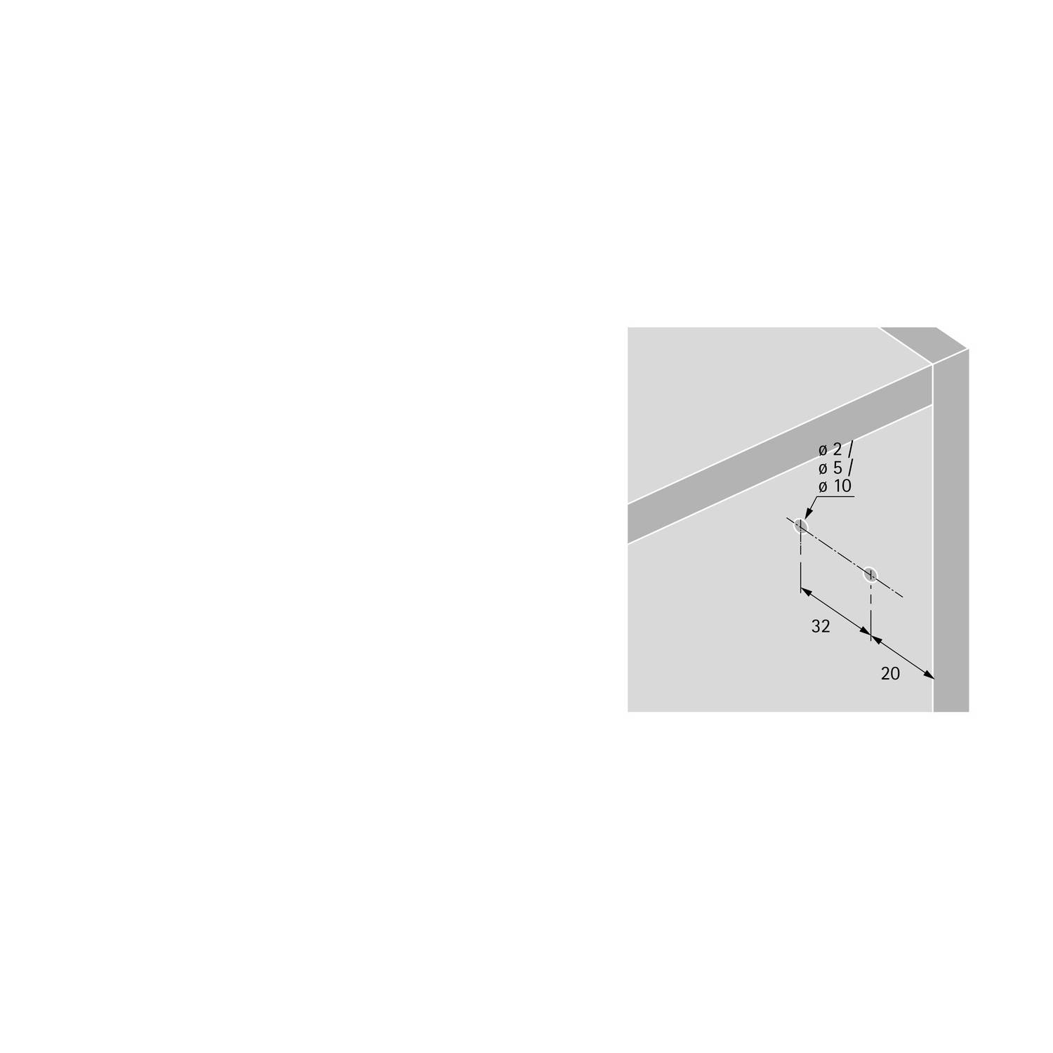 Hettich Push to open Silent für Drehtüren anthrazit, z. Anschrauben