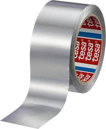 Tesa® Alu Tape 30µ O. Liner 34 Silber-Matt 50m x 25mm