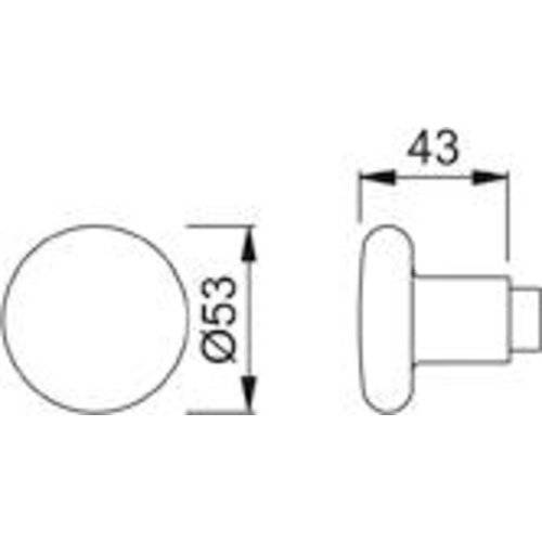 Hoppe Wechselgarnitur Verona 53/273P/1510, LS, PZ72/8, F1, TS 35-45, o. No.