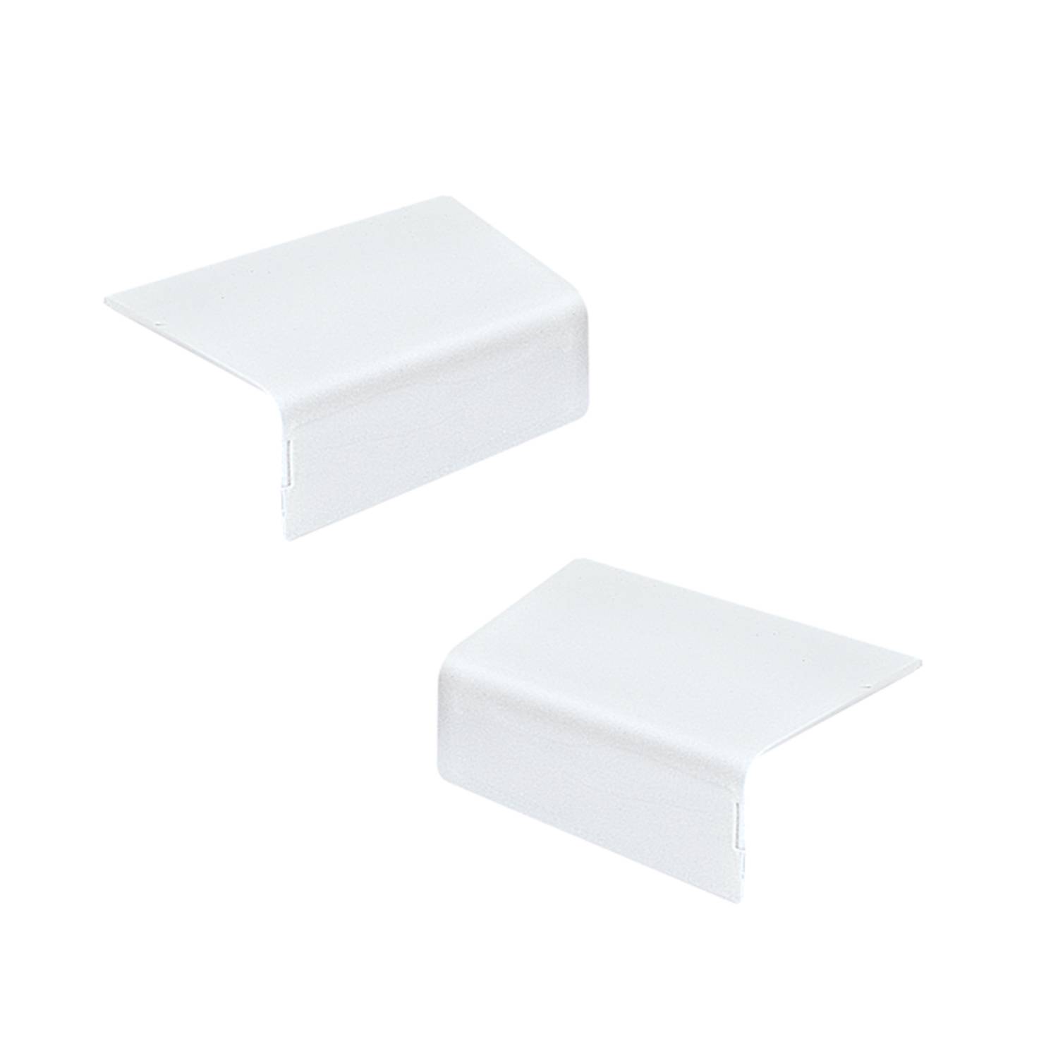 Abdeckkappen (2er Set) weiß Kunststoff für SAH 130