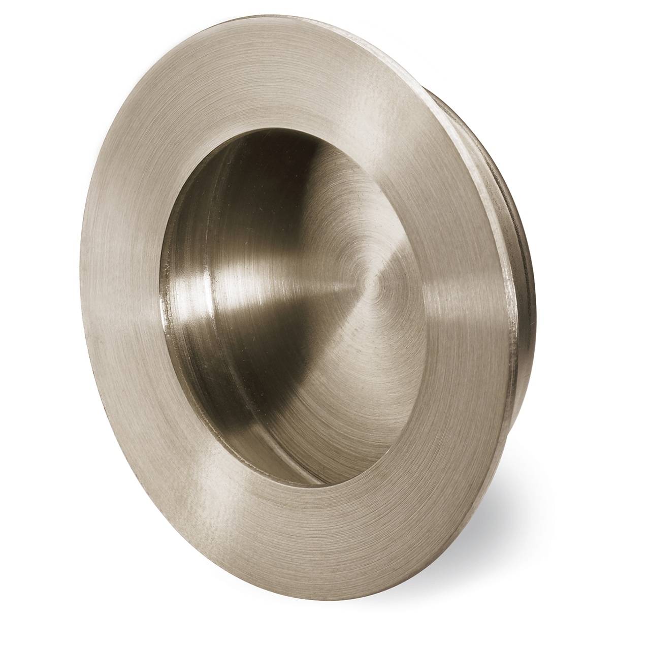 Einsetzgriff Aboa,  0, H 14 mm, ø 65 mm, Edelstahl gebürstet