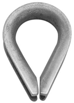 Vormann Seilkauschen bis 6 mm RF (V2A) 2 St