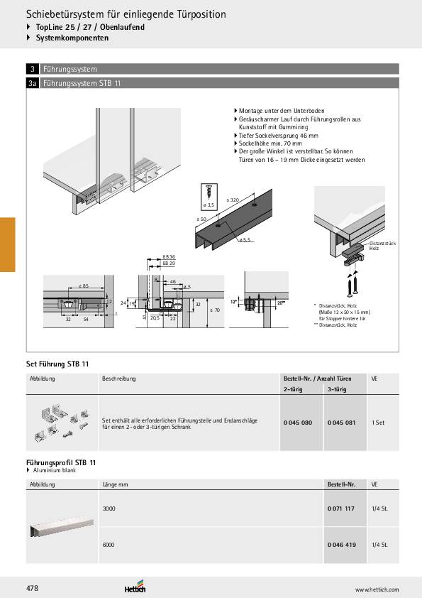 STB 11 Komplett-Set 3-türig