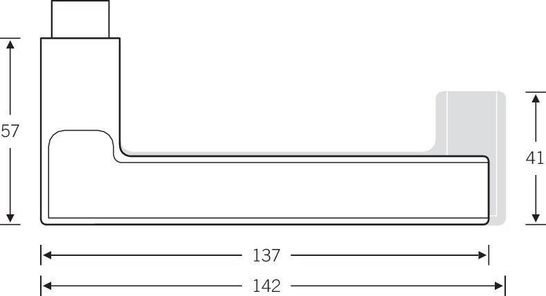 FSB OT-Drückergarnitur,mit Rosetten,rund 12 1035,WC/SS,DIN Links-Rechts,ER