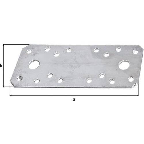 Flachverbinder VA 133x55x2 mm