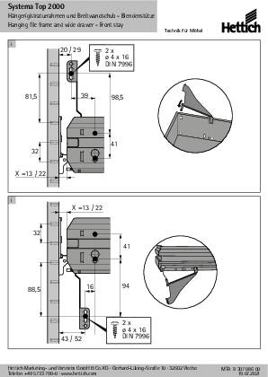 Systema Top Blendenstützen Alu-finish