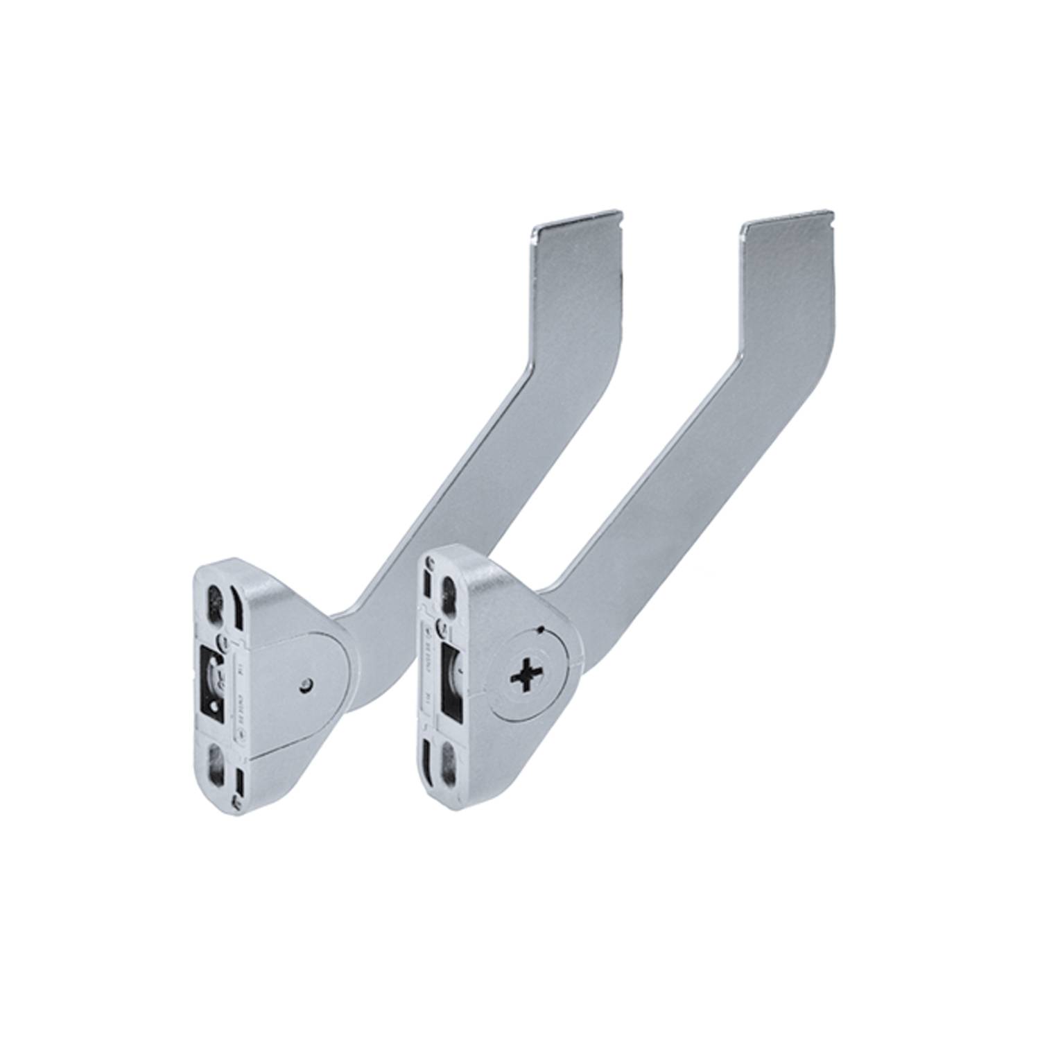 Einstellbare Blendenstütze für Hängerrahmen, Stahl, Alu Optik, links / rechts