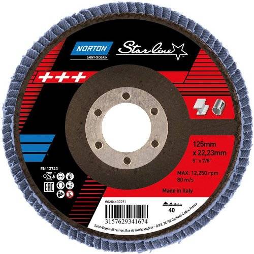 Fächerscheibe Starline 125 mm P40