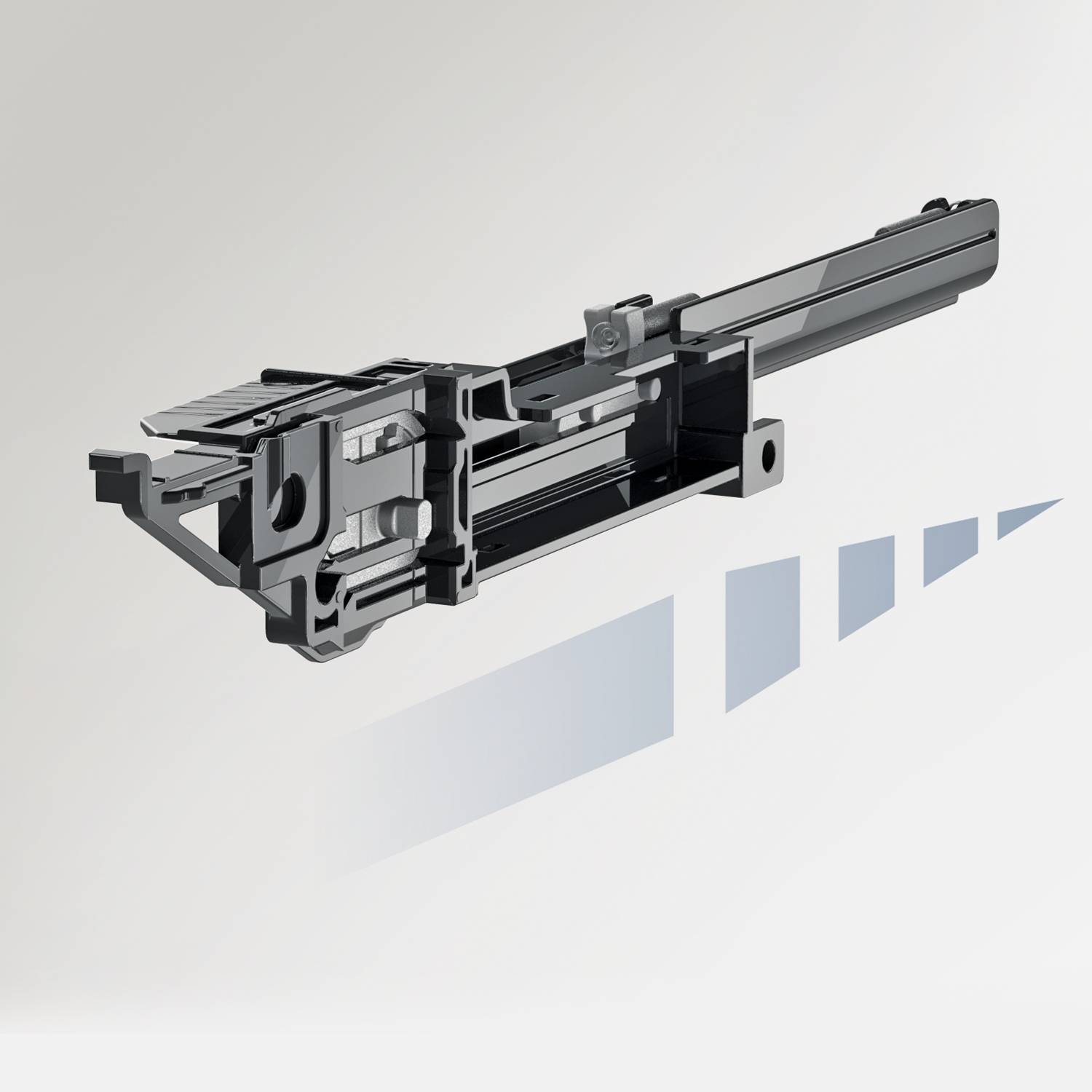 Container-Set Alu-finish 730 mm 3xQD25