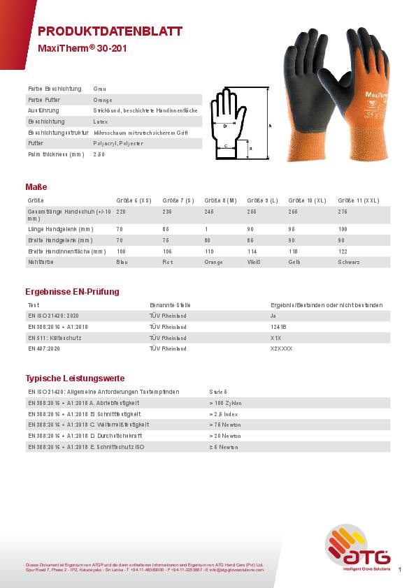 ATG® MaxiTherm® Polyacryl/Polyester-Strickh. (30-201)