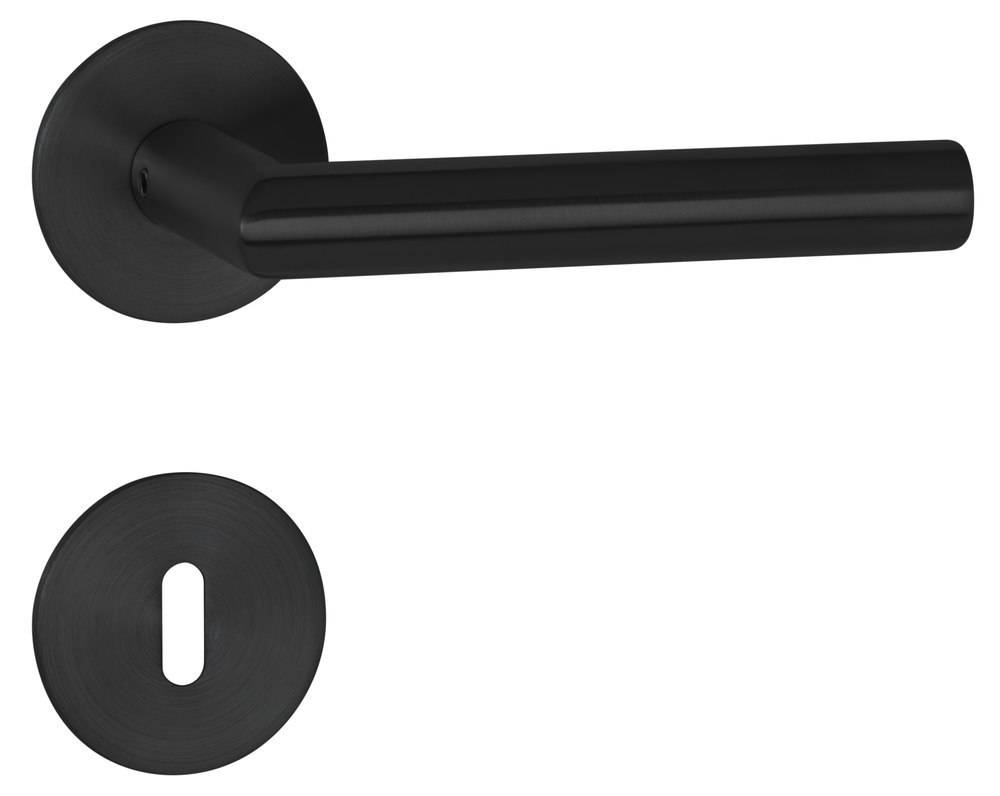 Hermat ZT - Drückergarnitur 1802 BASIC 02 *1802/2636.FL.BB-74PVD