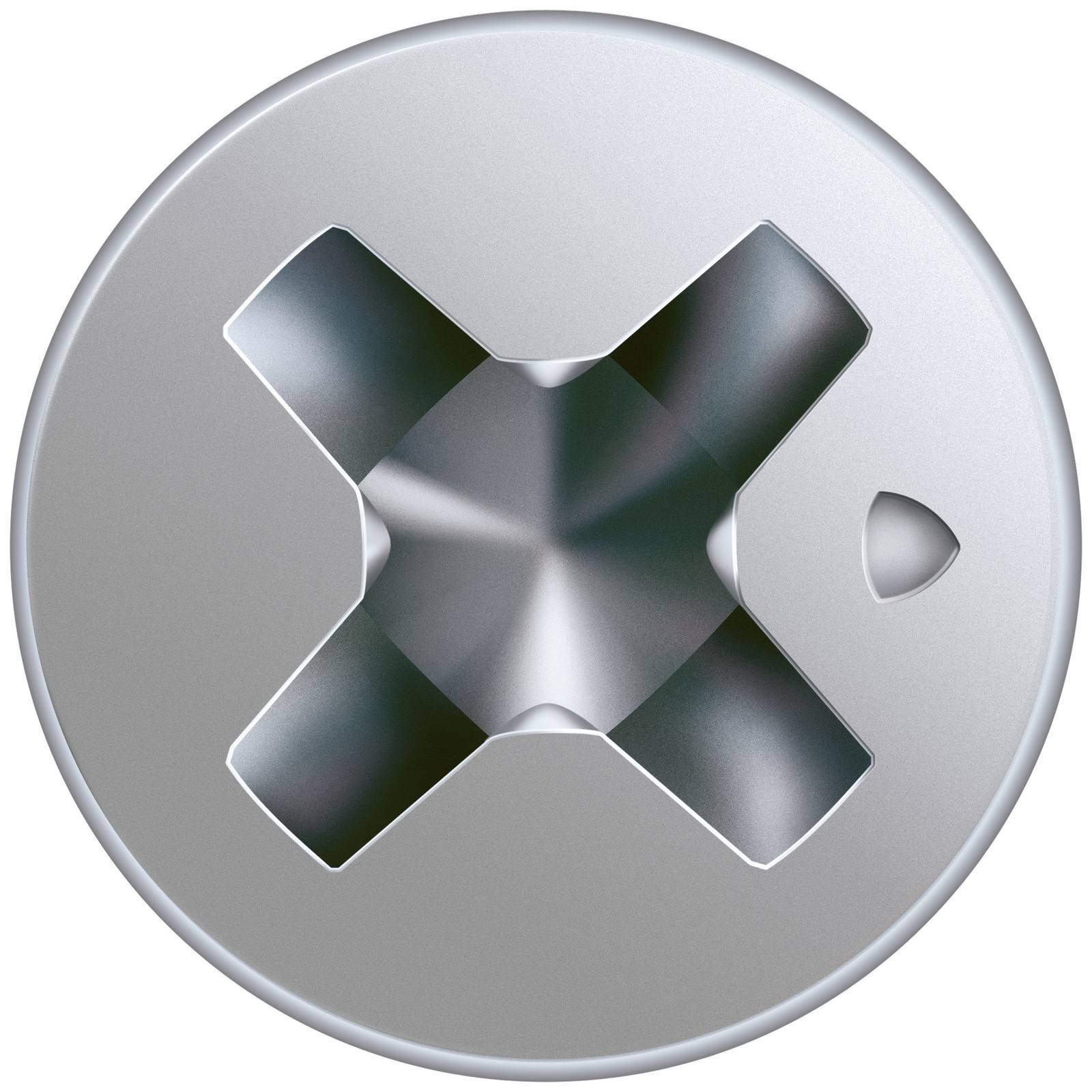 Fex-A Senkkopf Fraesrippen Kreuzschlitz H2 Bohrspitze Wirox 1000St 3,9x16