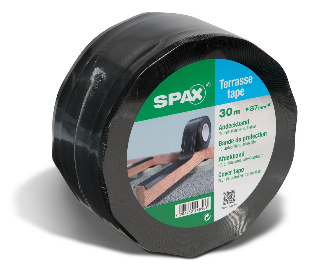 Spax Tape Abdeckband 87 Mm, Rolle 30 Mtr., Stärke 0,5 Mm
