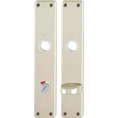 Hoppe Langschildpaar London 202SP, eckig o. No., WC/SS 78, TS 40, F2