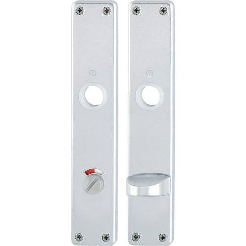 Hoppe Langschildpaar London 202SP, eckig o. No., WC/SS 78, TS 40, F2
