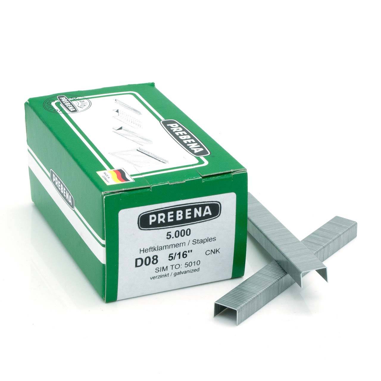 Prebena Heftklammern D08CNK, P.=5.000 St.