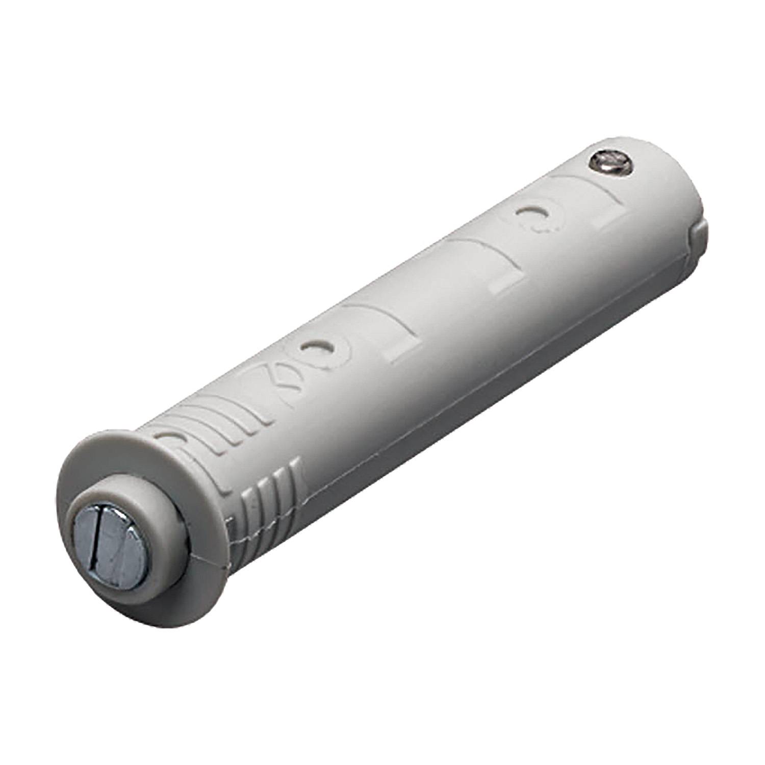 Push to open Magnet zum Einbohren kurz, 14 mm Hublänge, lichtgrau