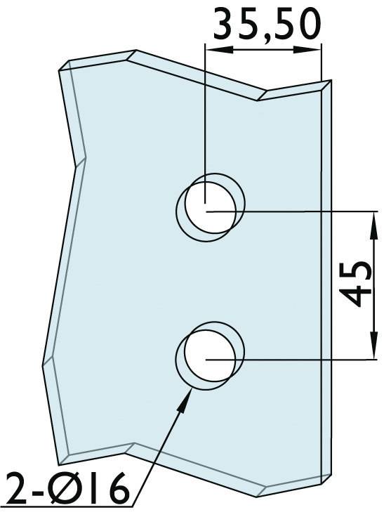 Hermat Glastür-Bandpaar 6325 *6325-60*