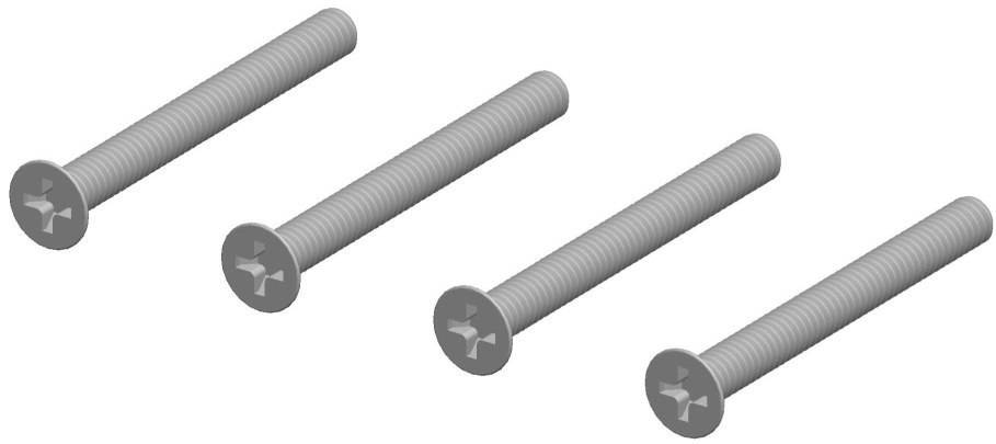 Hermat Befestigungs - Set zu Wechselgarnitur 2336/2311 *4336.SC/WG.46/57*