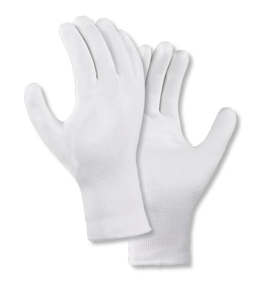 teXXor® Polyester-Strickhandschuhe POLYURETHAN BESCHICHTET weiß/weiß 6