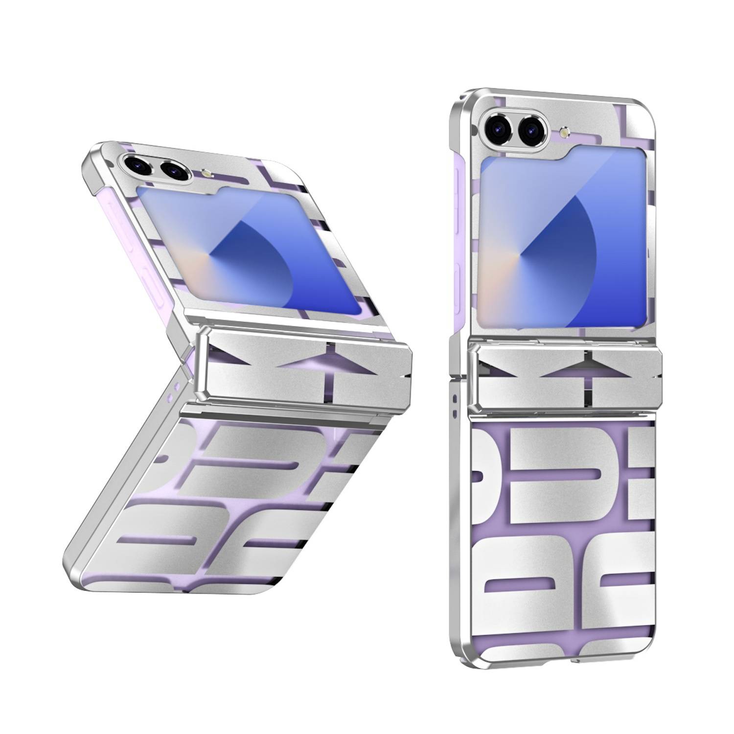 Für Samsung Galaxy Z Flip6 5G Design Electroplating Schutz Hülle Case