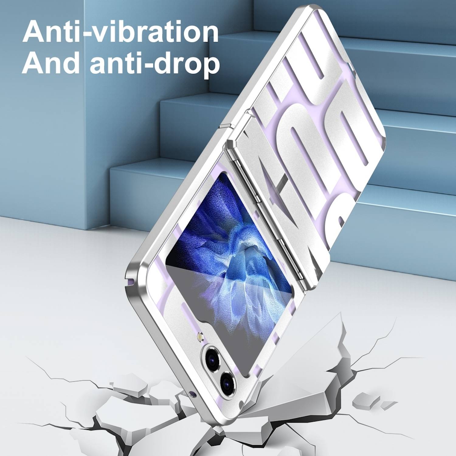 Für Samsung Galaxy Z Flip6 5G Design Electroplating Schutz Hülle Case