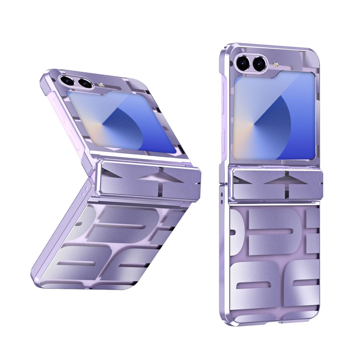 Für Samsung Galaxy Z Flip6 5G Design Electroplating Schutz Hülle Case