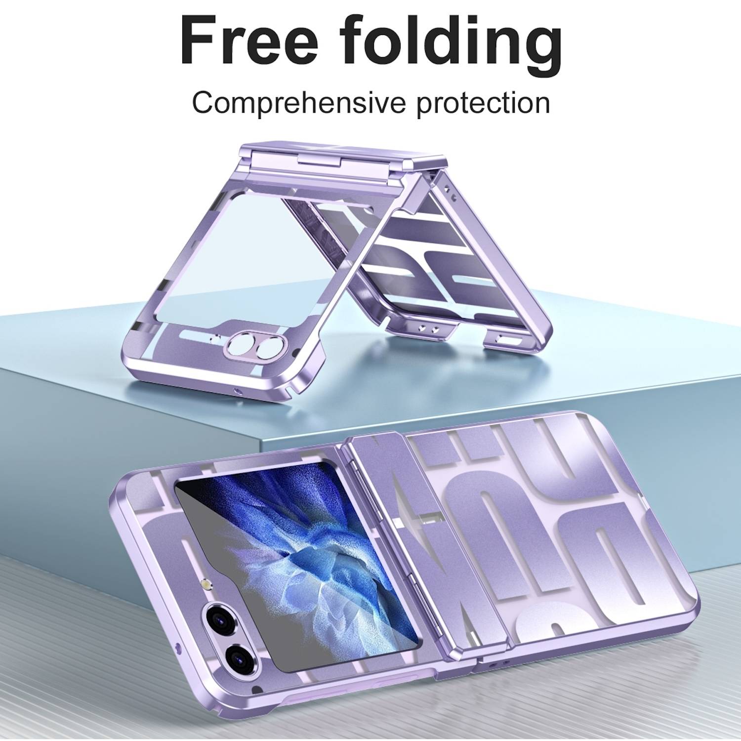 Für Samsung Galaxy Z Flip6 5G Design Electroplating Schutz Hülle Case