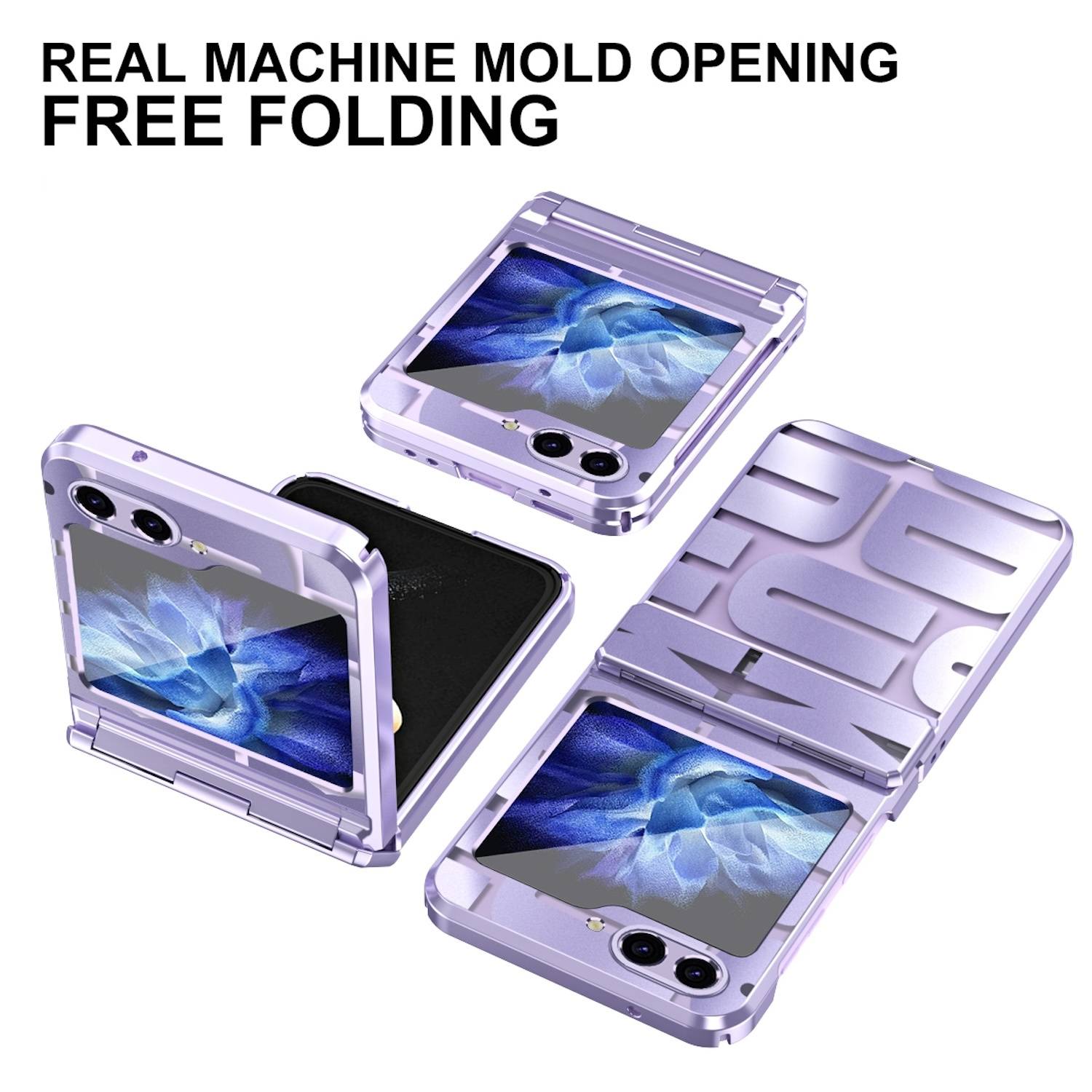 Für Samsung Galaxy Z Flip6 5G Design Electroplating Schutz Hülle Case