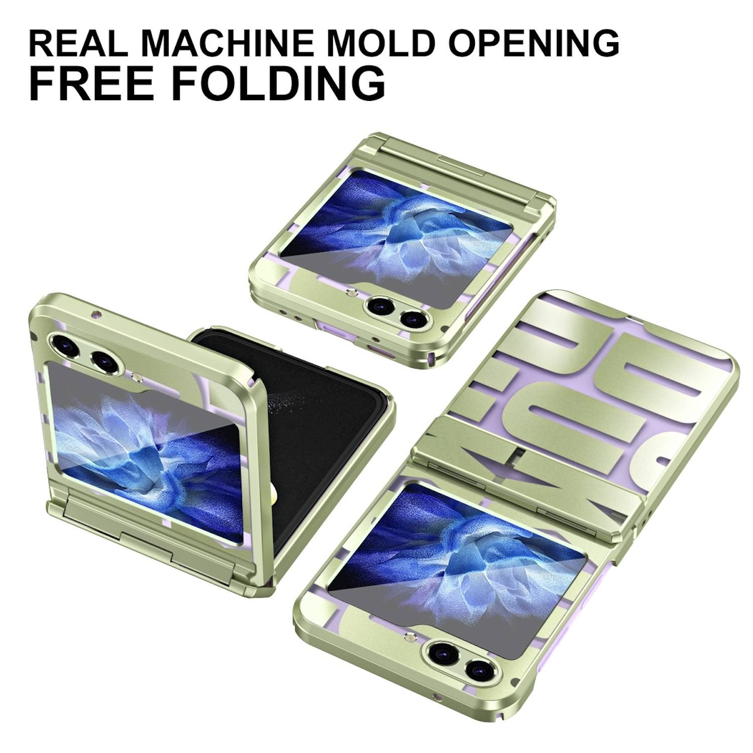 Für Samsung Galaxy Z Flip6 5G Design Electroplating Schutz Hülle Case