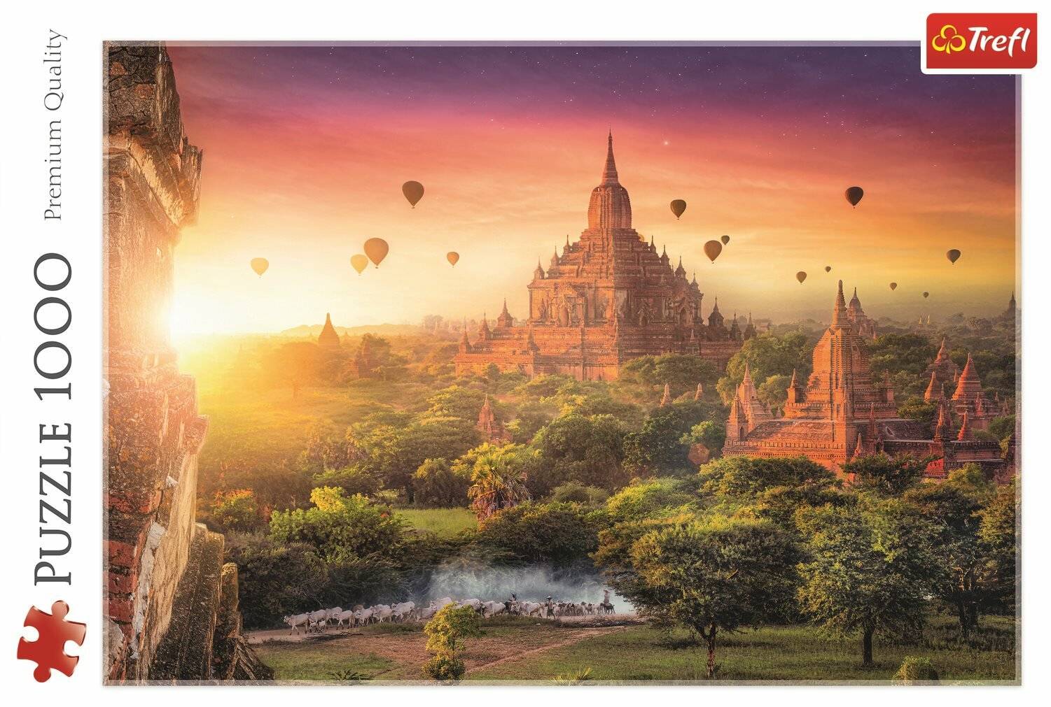 TREFL Puzzle Antiker Tempel in Birma 1000 Teile