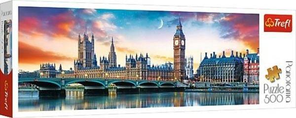 Puzzle 500 Panorama - Big Ben und London Palace