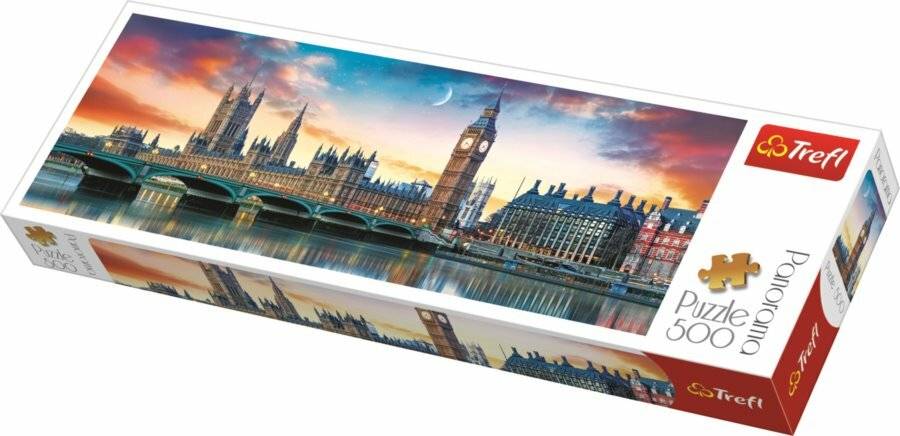 TREFL Panoramapuzzle Big Ben und der Palast von Westminster 500 Teile