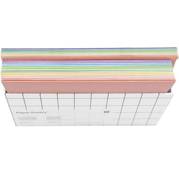 Kartenset Rainbow pastel, B6