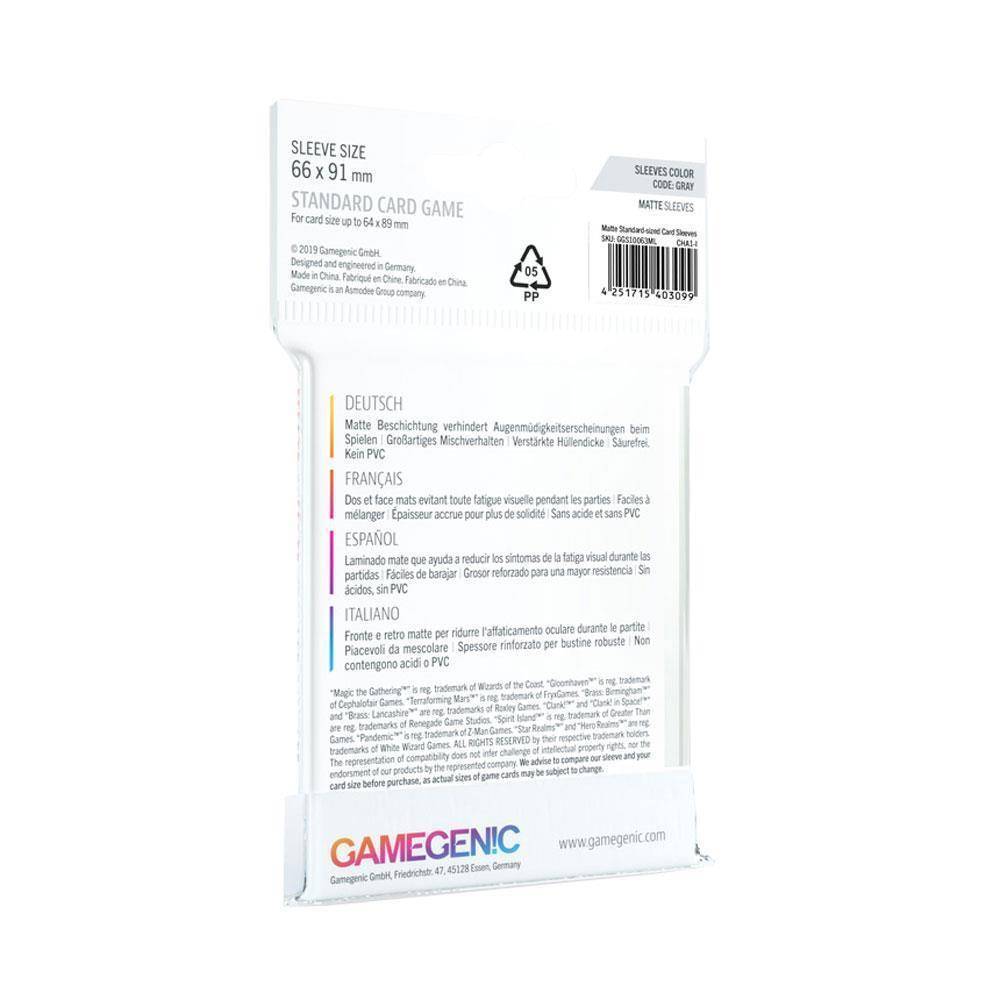 Gamegenic Matte Card Sleeves Kartenschutzhüllen 66x91mm (500 Stück) Vorteilspack