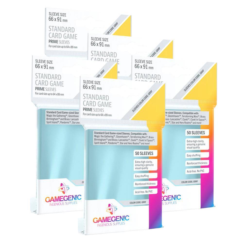 Gamegenic Prime Standard Card Game Sleeves Hüllen 66x91mm (250 Stück)