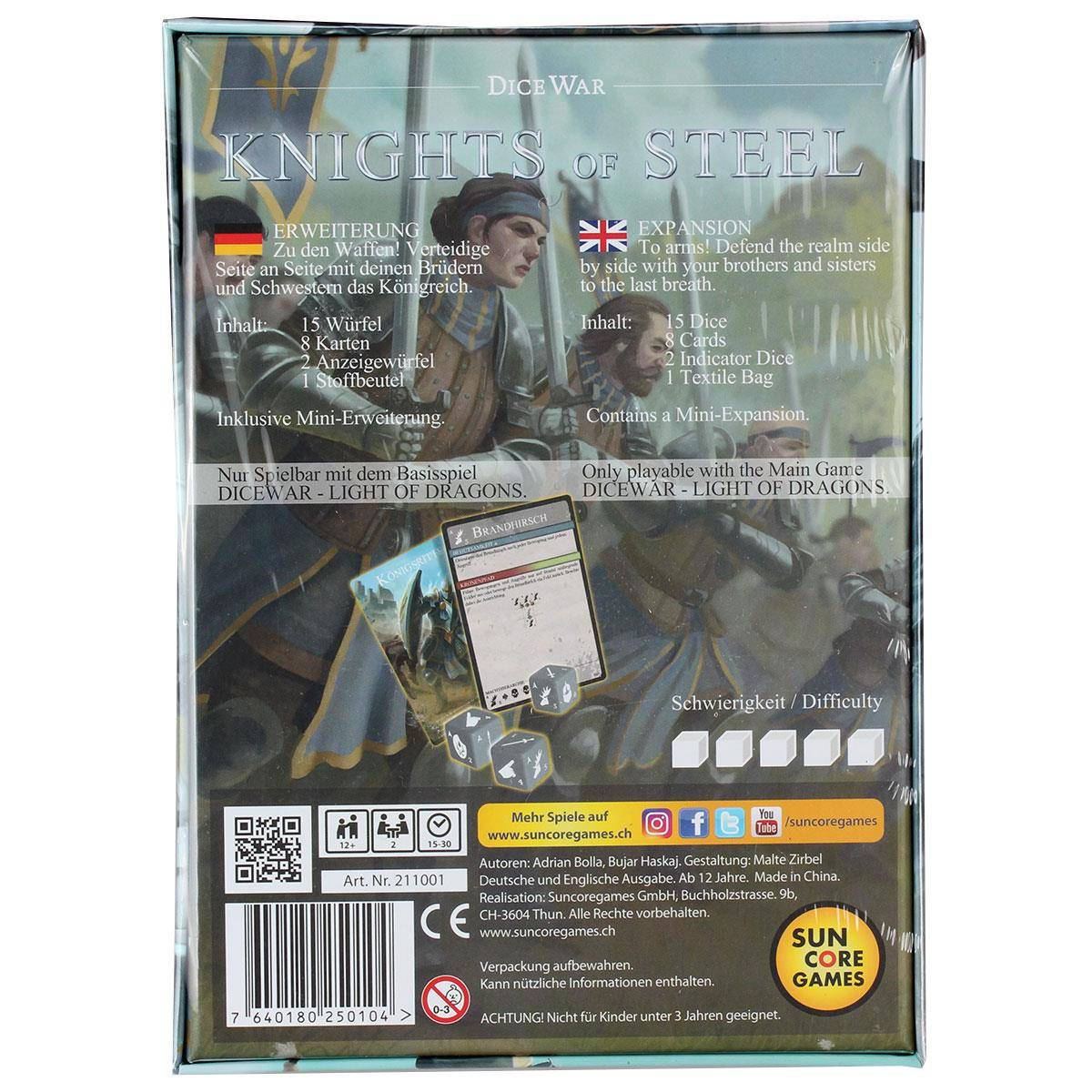 Suncoregames DiceWar - Knights of Steel 4.Erweiterung (DE/EN)
