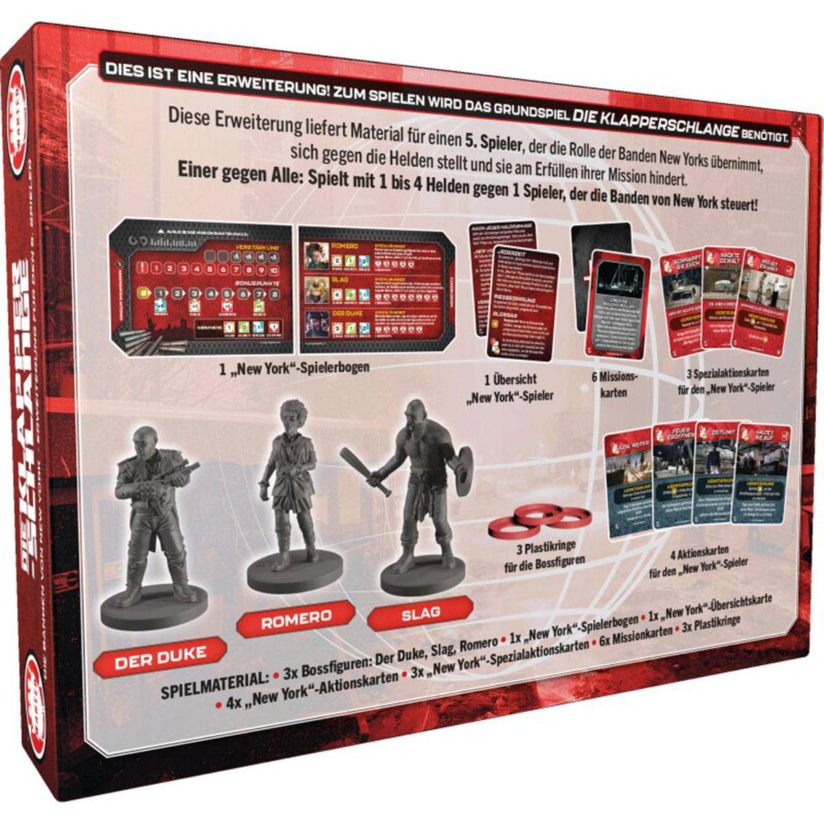 HeidelBÄR Games Die Klapperschlange: Die Banden von New York - Erweiterung