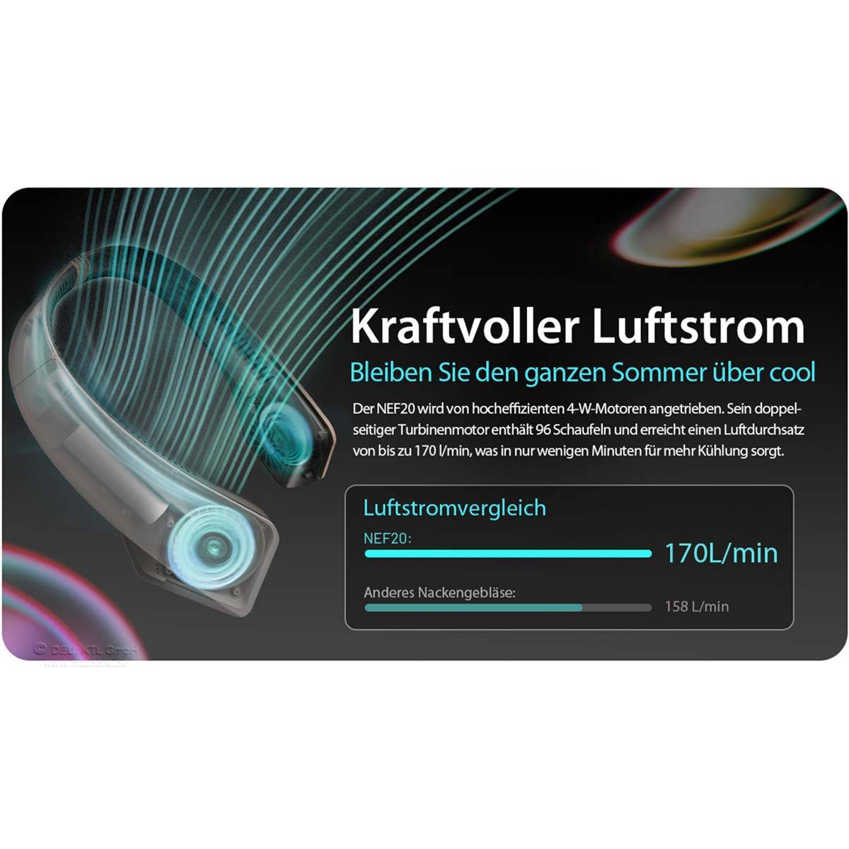 Nitecore NEF20 - Nackenventilator