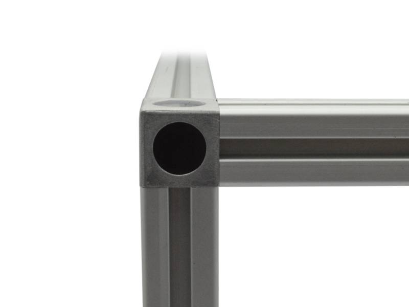 Würfelverbinder 3D 20 I-Typ Nut 5 inkl. Befestigungssatz und Abdeckkappen