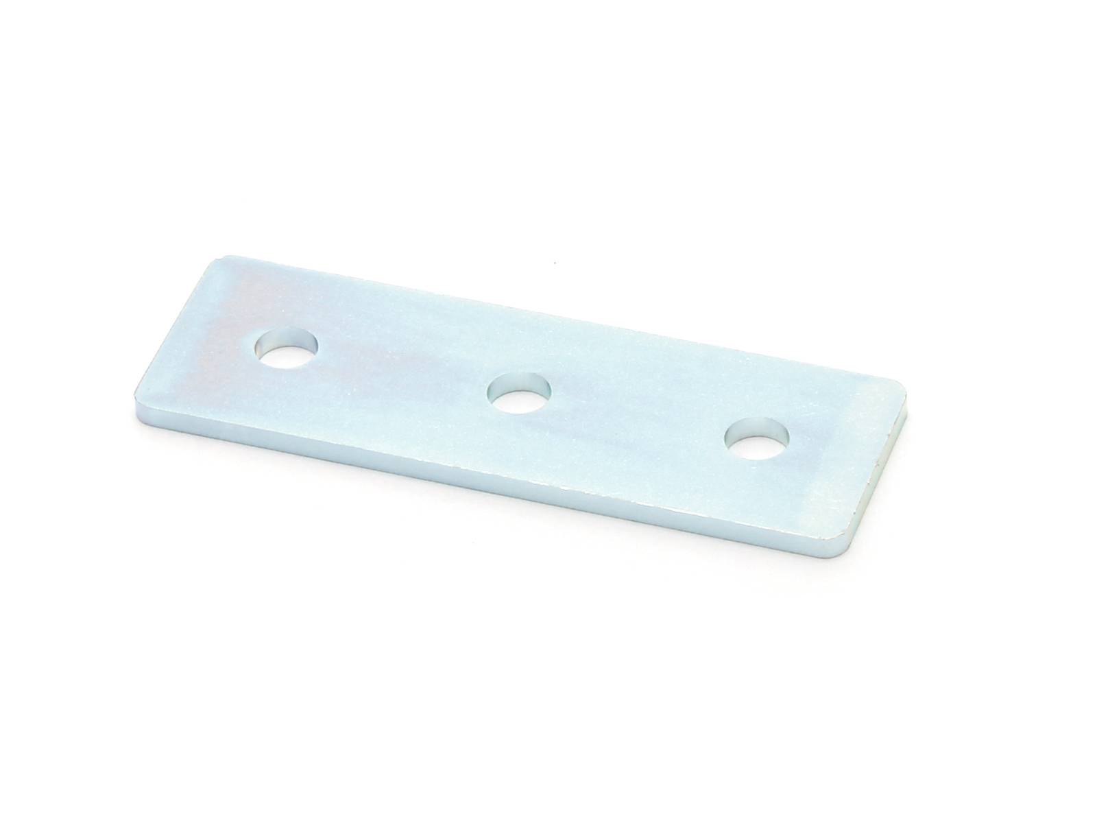Verbinderplatte I-Typ Nut 5, 20x60mm, Stahl 2mm galvanisch verzinkt