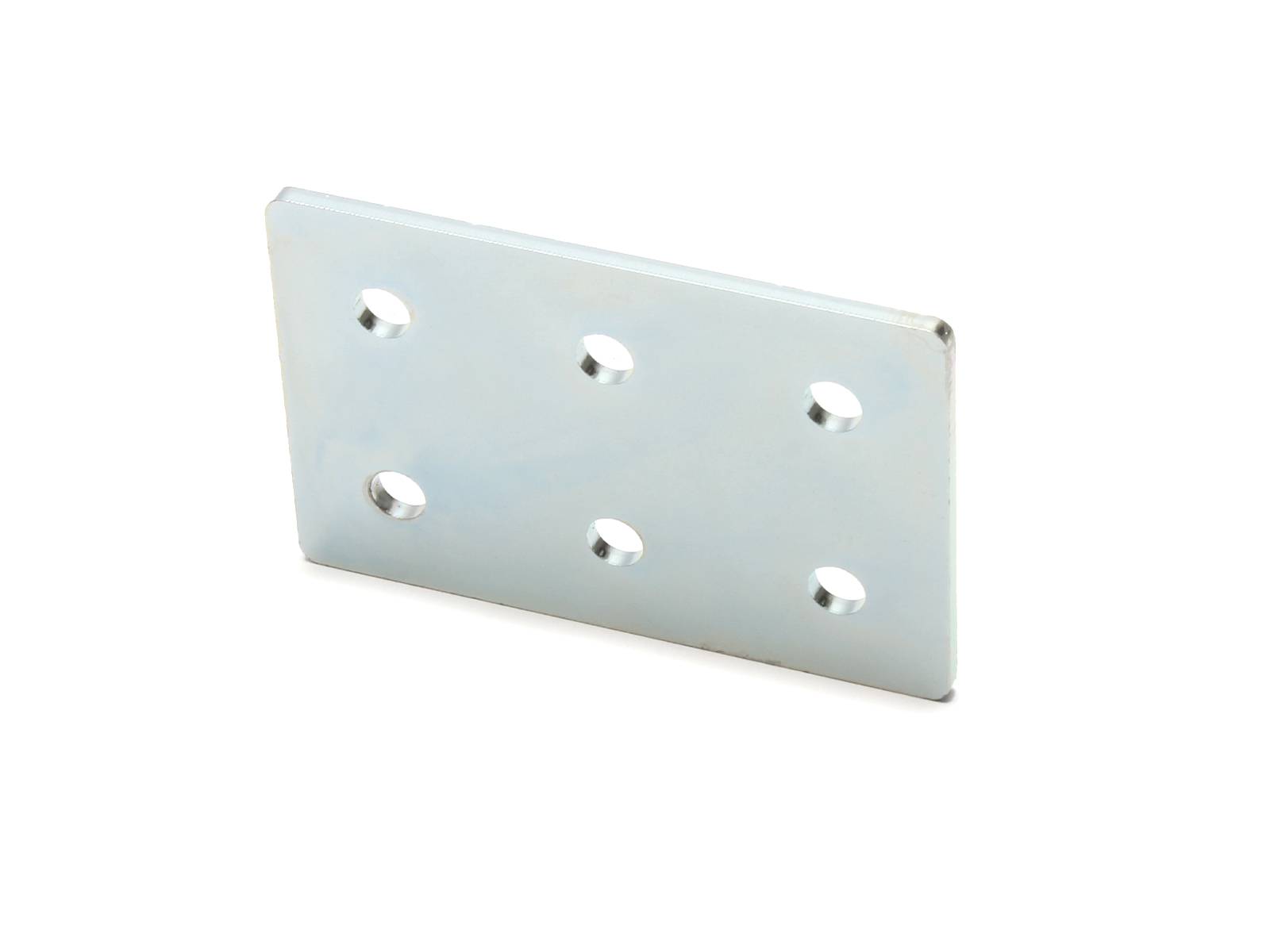 Verbinderplatte I-Typ Nut 5, 40x60mm, Stahl 2mm galvanisch verzinkt