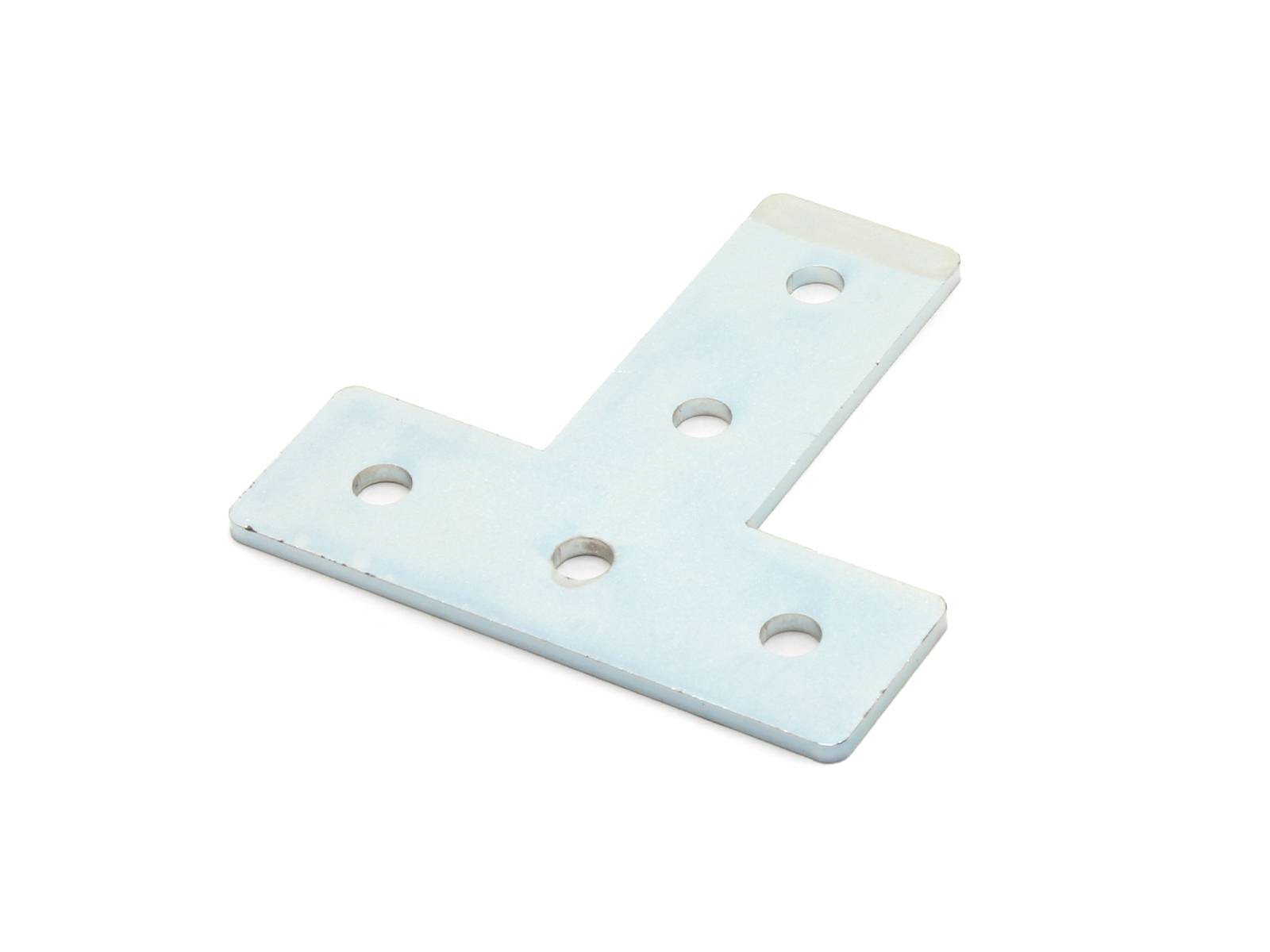 Verbinderplatte I-Typ Nut 5, T - 20x60x60mm, Stahl 2mm galvanisch verzinkt