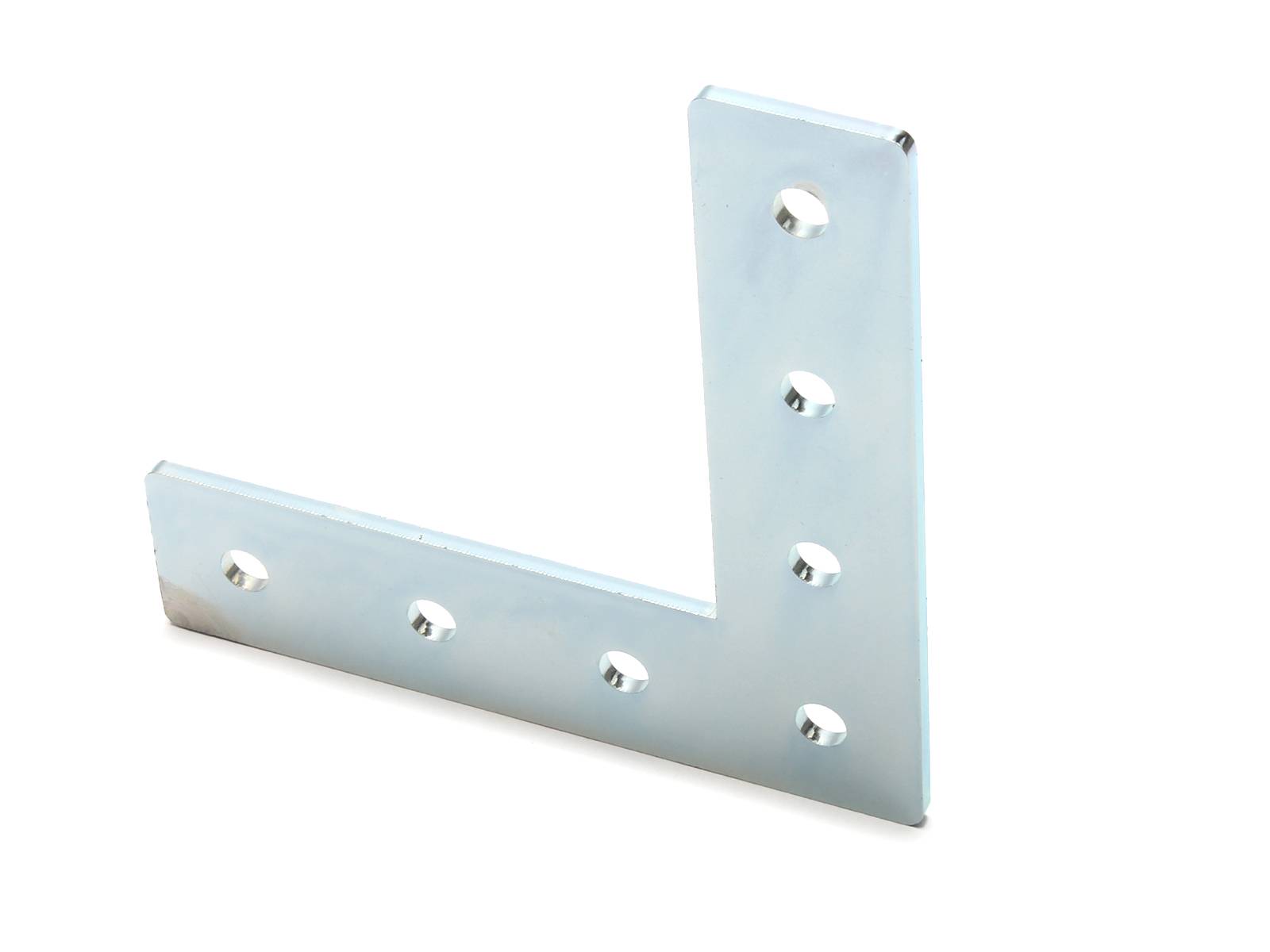 Verbinderplatte I-Typ Nut 5, L - 20x80x80mm, Stahl 2mm galvanisch verzinkt