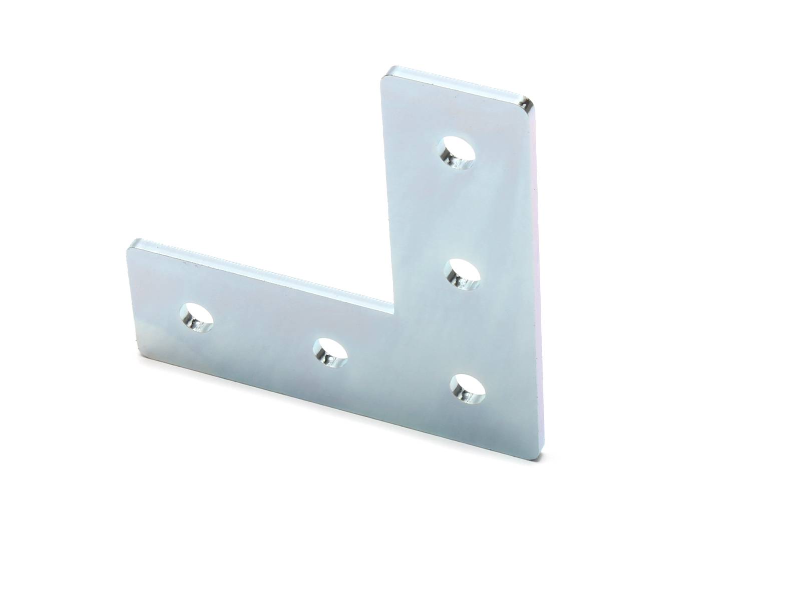 Verbinderplatte I-Typ Nut 5, L - 20x60x60mm, Stahl 2mm galvanisch verzinkt