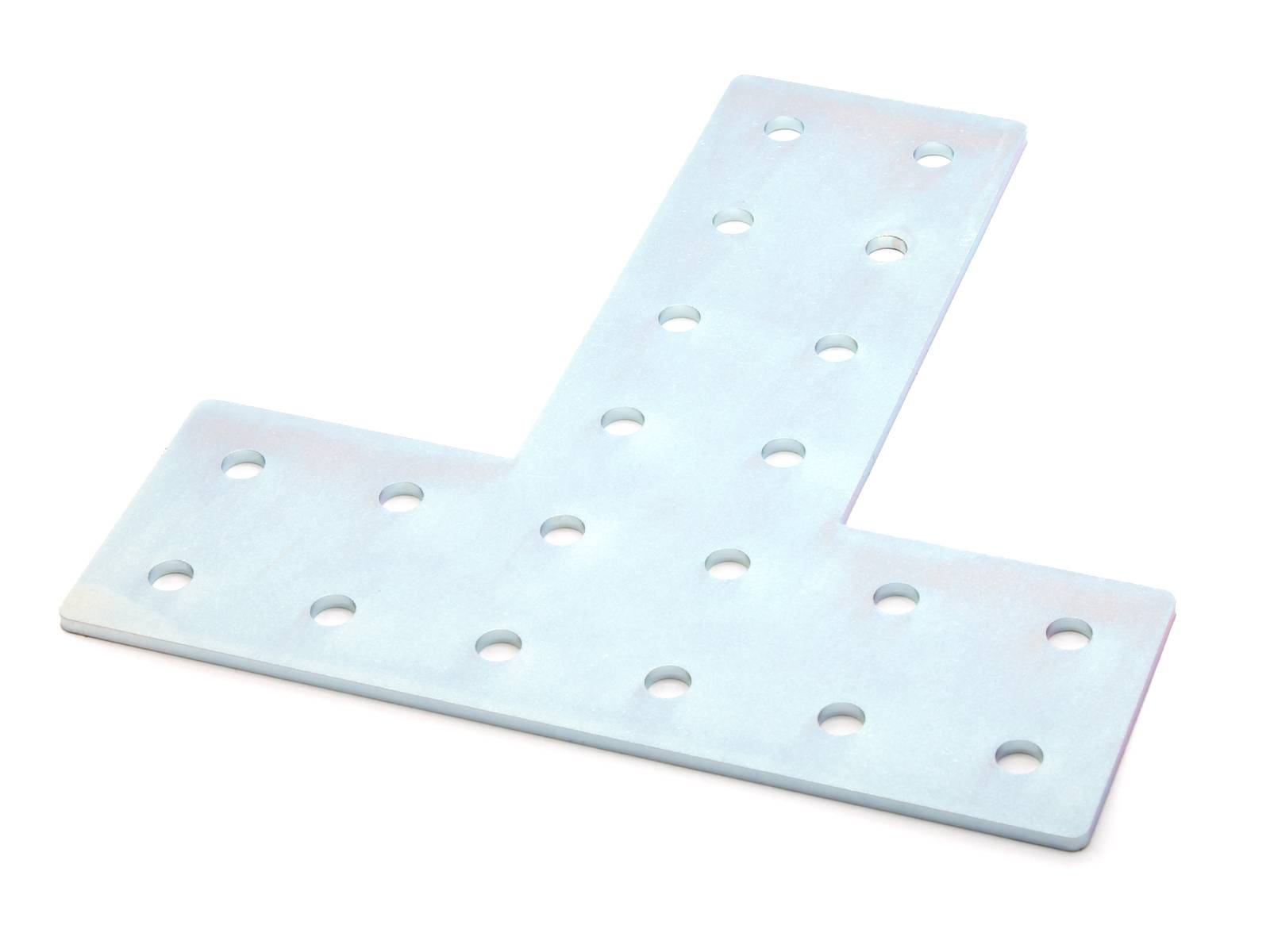Verbinderplatte I-Typ Nut 5, T - 40x120x120mm, Stahl 2mm galvanisch verzinkt