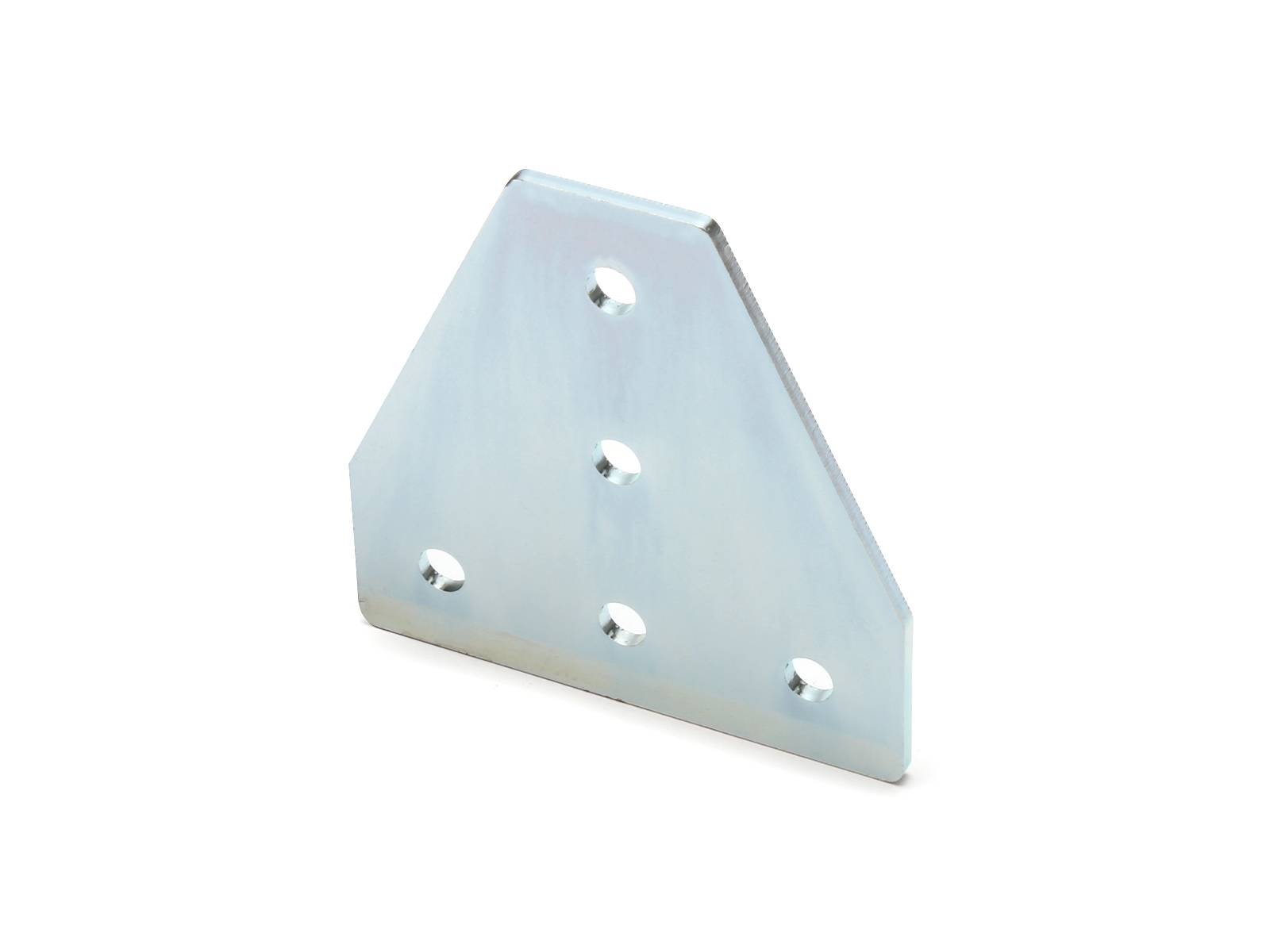 Verbinderplatte I-Typ Nut 5, TD - 20x60x60mm, Stahl 2mm galvanisch verzinkt